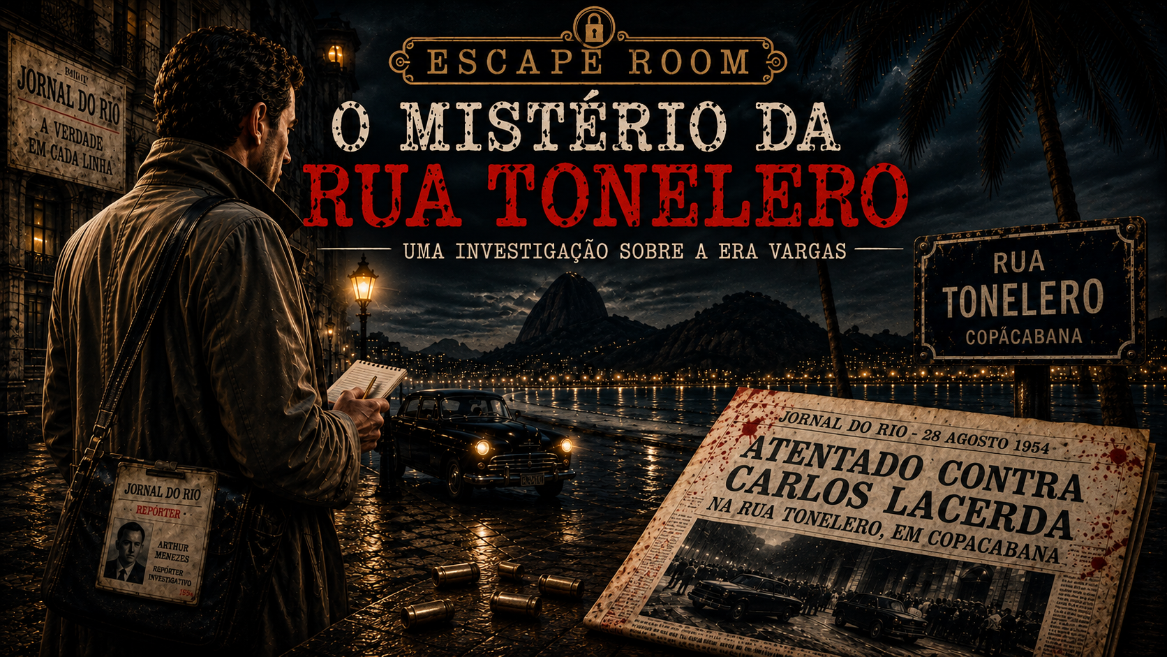 Capa do Escape Room O Mistério da Rua Tonelero